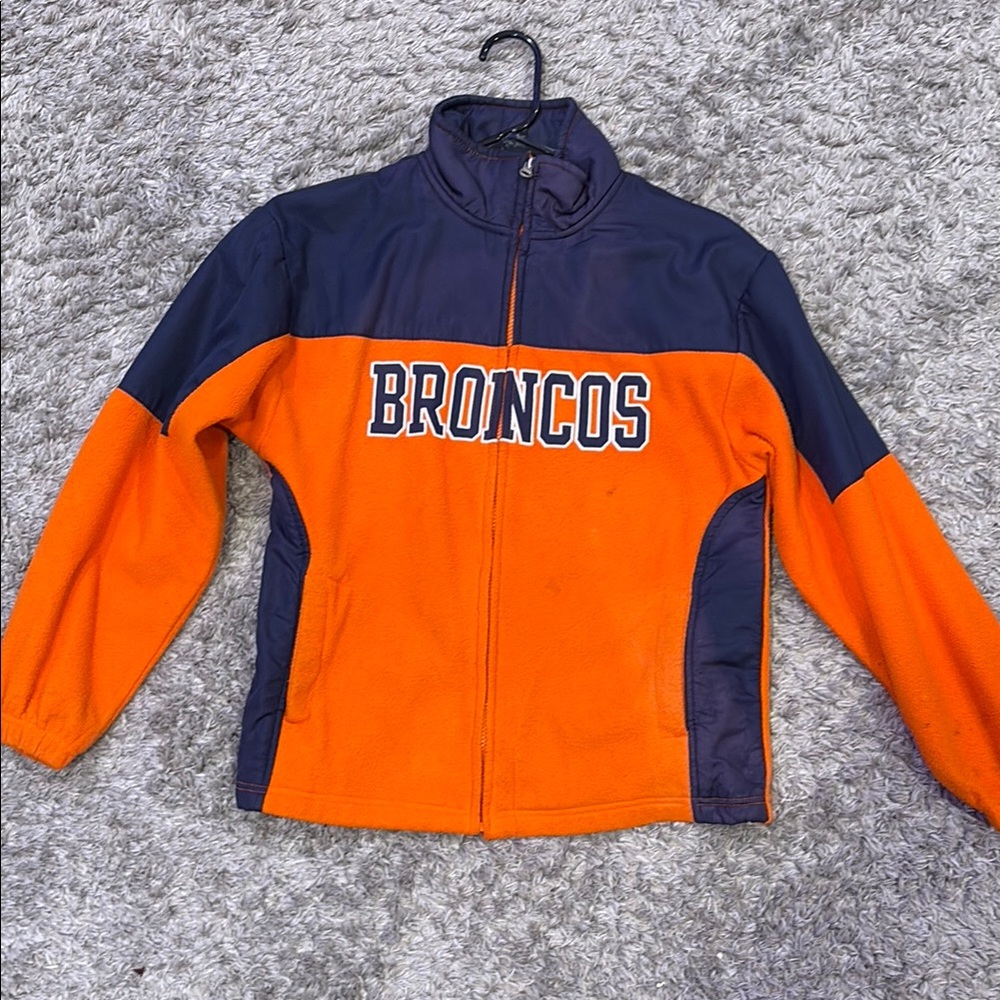Kids Broncos Orange and Blue Jacket